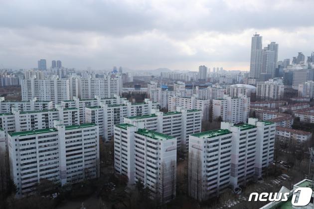 서울 양천구 목동 아파트 단지 모습.2024.2.15/뉴스1 ⓒ News1 이광호 기자